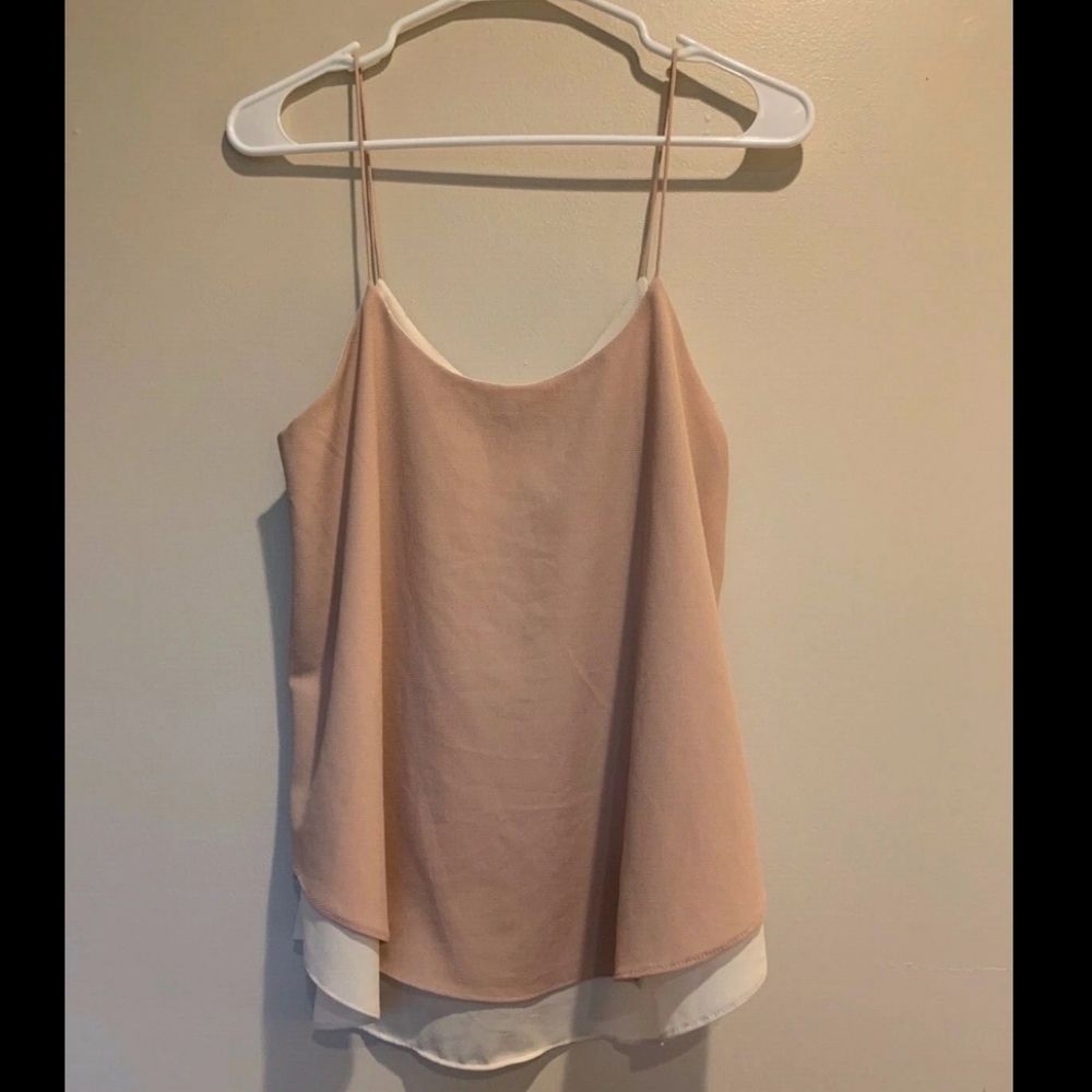 Paper Crane Pink and Cream Top